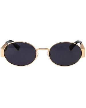 Moschino Rose Metal Sunglasses - Blue