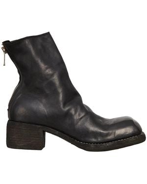 Guidi Stivale Con Zip - Black
