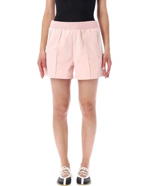 adidas Originals Firebird Shorts With Crochet Detail - Pink