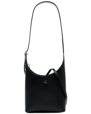 Courreges Courregès Small Melt Shoulder Bag - Black