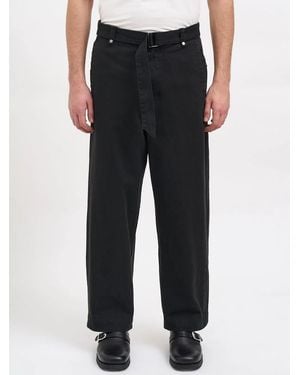 Entire studios Gully Trousers With Belt - Black