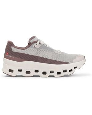 On Shoes Cloudmonster Voi Textile Trainers - Grey