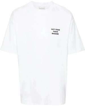 Drole de Monsieur Slogan T-Shirt - White