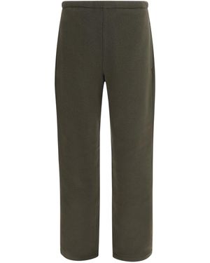 Rier Virgin Wool Trousers Fleece Ovis Aries - Green