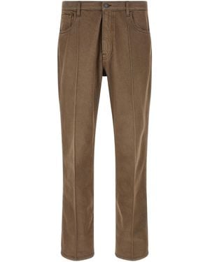 Prada 'Old' Wash Jeans - Brown