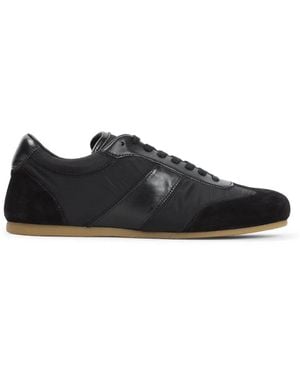 Lemaire Soft Runner Calf Leather Sneakers - Black