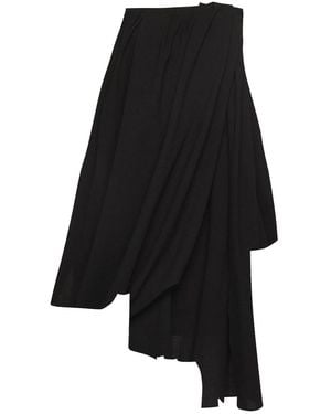 JW Anderson Draped Bustier Dress - Black
