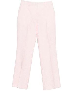 CASABLANCA Monogram-Pattern Pants - Pink