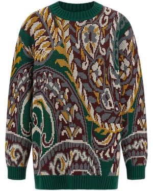 Etro Wool Sweater - Blue