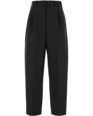 Givenchy Double Pleated Low Waist Pants - Black