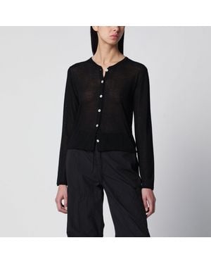 DUNST Cottonblend Cardigan - Black