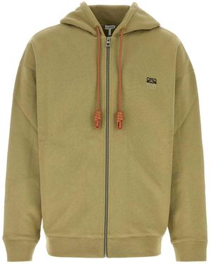 Loewe Sage Cotton Sweatshirt - Green