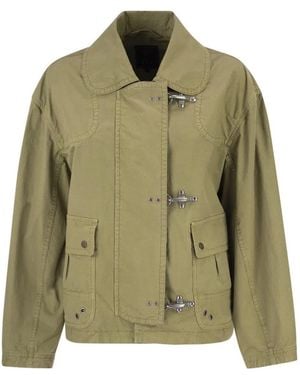 Fay 3 Ganci Bomber Jacket - Green