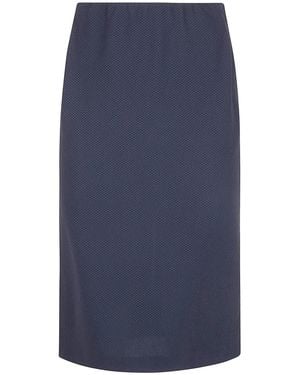 Seventy Link Tech Bistretch Midi Skirt - Blue