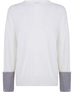 Whyci Round Neck Jumper - White