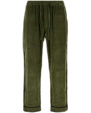 BAZISZT Lace Trousers - Green