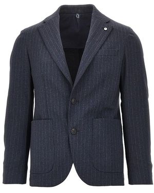 L.B.M. 1911 Active Uniform Single-Breasted Jacket - Blue