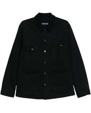 Tom Ford Midnight Chest Pocket Jacket - Black
