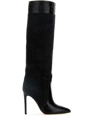 Paris Texas Stiletto Boot - Black