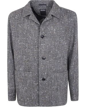 ZEGNA "Z Luxury Tailoring" Regular Chore Jacket - Grey