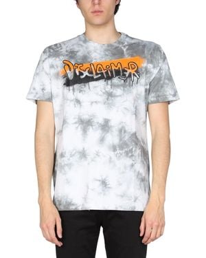 DISCLAIMER Logo Print T-Shirt - White