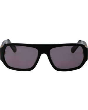 Gcds Nero Lucido/Fumo Acetate Sunglasses - Black