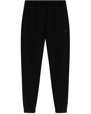 KENZO Sweatpants With Embroidered Logo - Black