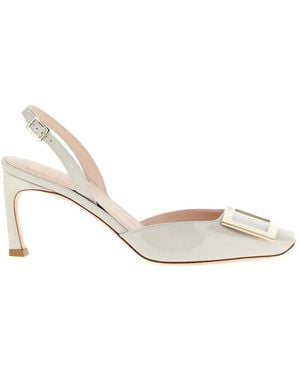 Roger Vivier 'Trompette' Slingback - White