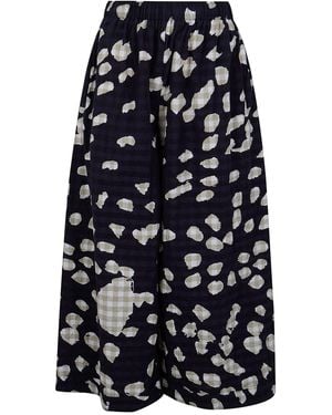 Daniela Gregis "Pijiama Plus" Wide Leg Trousers - Blue