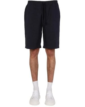 Universal Works Fleece Bermuda - Blue