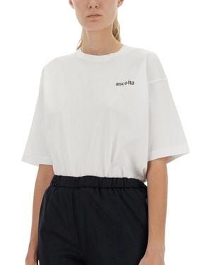 Aspesi T-Shirt With Print - White