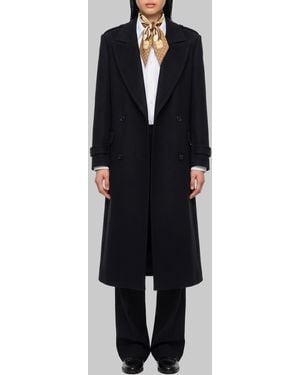 SUTTON NEW YORK Double-Breasted Coat - Black