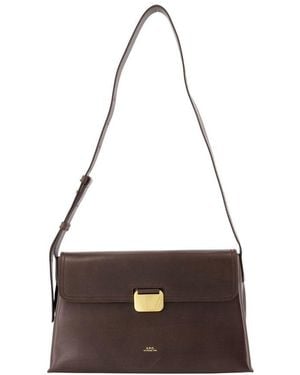 A.P.C. Simone Shoulder Bag - Brown