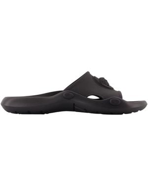 Versace Nettuno Rubber Slide - Black