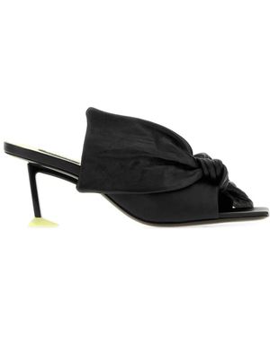 Givenchy Boudoir Bow Sandals 65Mm - Black