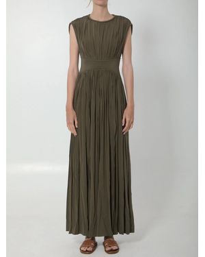 Zimmermann Luna Column Dress - Green