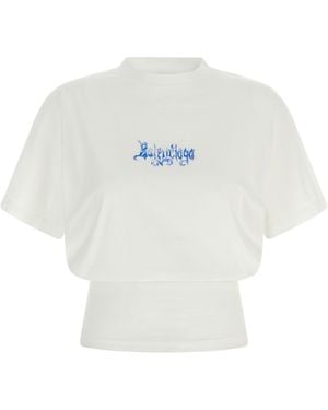 Balenciaga 'Sketchy' Top - White
