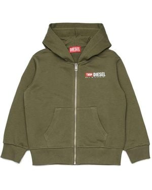 DIESEL Sweatshirt With Logo - Green