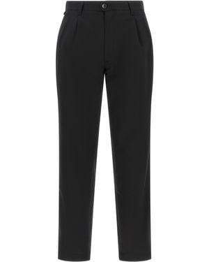 Incotex Polyester Dress Trousers - Black