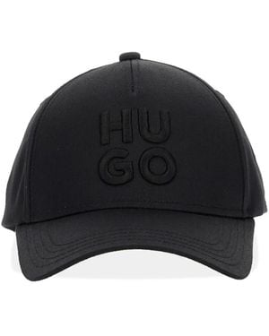 HUGO Cappello Da Baseball Con Logo - Black