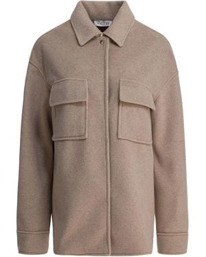 Semler Polyester Rayon Jacket - Brown