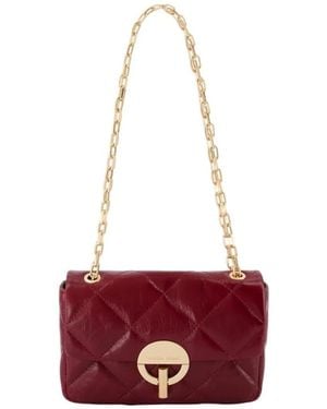 Vanessa Bruno Moon Moyen Crossbody - Red