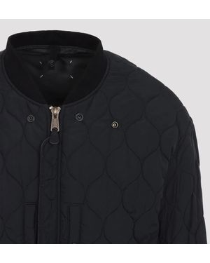 Maison Margiela Dark Reversible Bomber - Blue