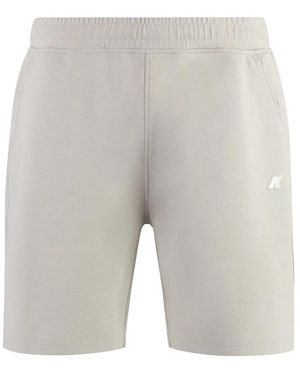 K-Way Keny Cotton Bermuda Shorts - Grey