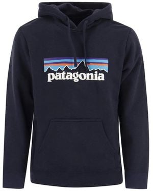 Patagonia Cotton Blend Hoodie - Blue