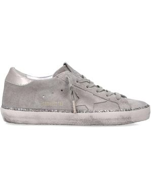 Golden Goose Super Star Trainer Det Gloss - Grey