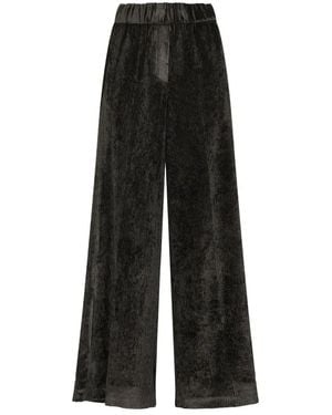 Peserico Fluid Corduroy Pants - Black