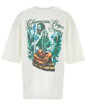 Willy Chavarria Chavarria Prayer Services Northsider Tee - White