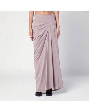Dries Van Noten Long Draped Skirt - Pink