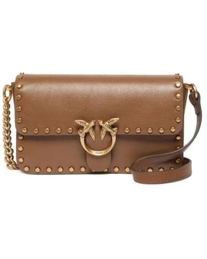 Pinko Leather Bag - Black